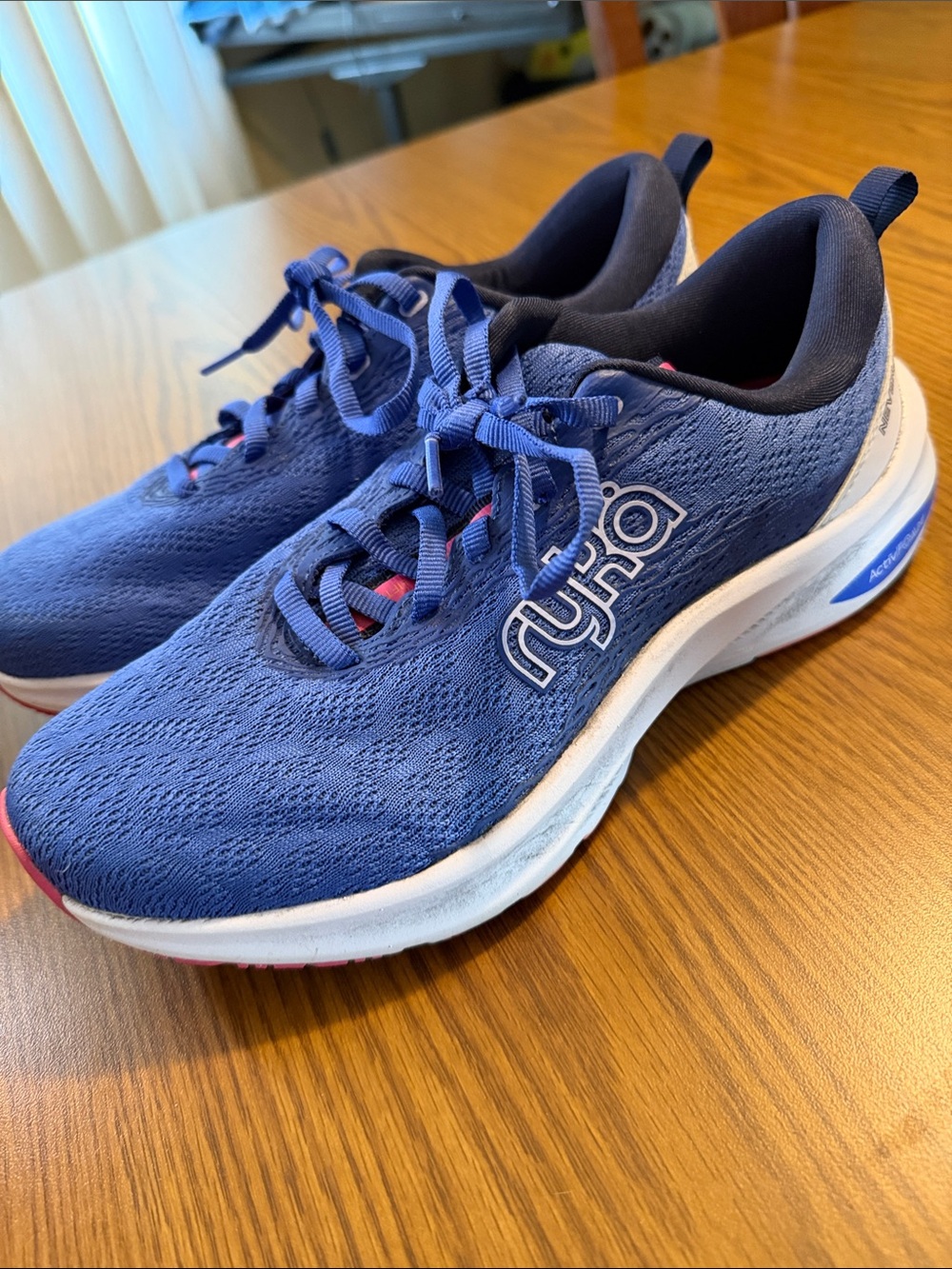 Ryka Women's Never Quit Training Sneakers - Blue/Purple - Size 7